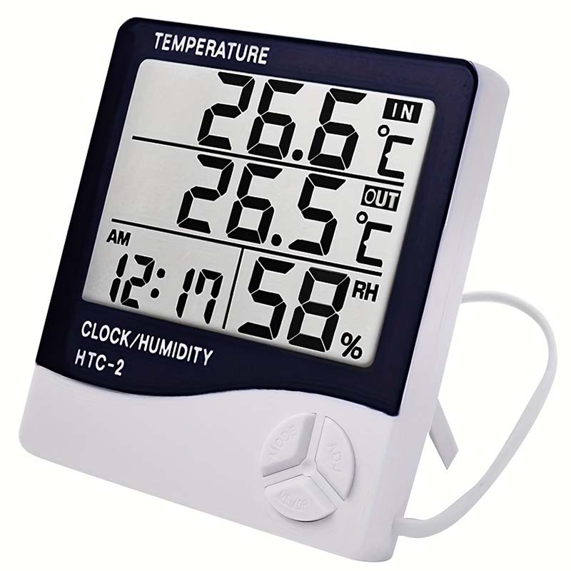 Wireless Weather Station Indoor Outdoor - LCD digitale thermometer hygrometer binnenkamer elektronische