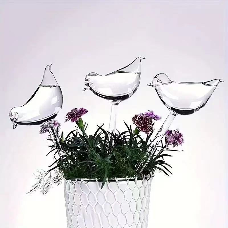 Automatic Plant Watering Spikes Drip Kit - 4/8-delige glazen look automatische plantenwaterer, zelfwaterende