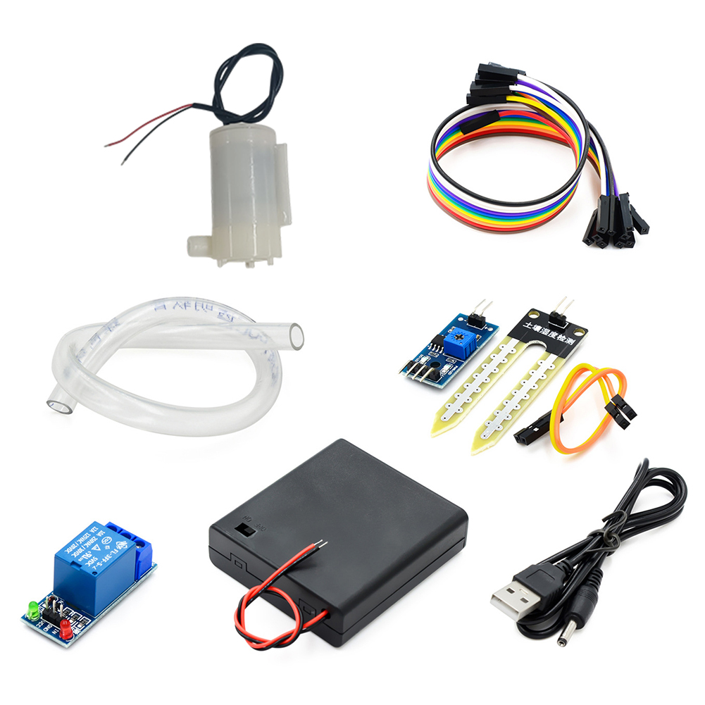 Soil Moisture Sensor Relay Module Arduino - Automatische irrigatiemodule DIY-kit Automatische waterpomp Bodemvochtigheidssensor