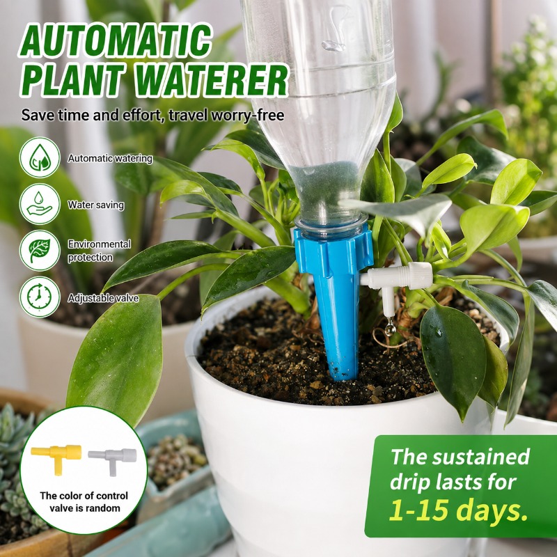 Automatic Plant Watering Spikes Drip Kit - 10/40 stuks automatisch verstelbare druppelslang van