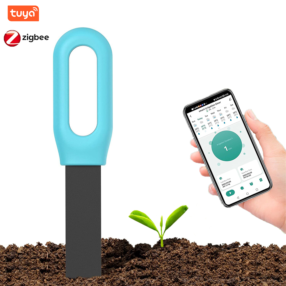 Tuya Zigbee Soil Moisture Temperature Sensor - Tuya Bluetooth Zigbee Slimme Bodemtester Vochtigheids-