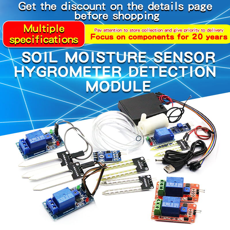 Soil Moisture Sensor Relay Module Arduino - 1 STKS Bodemvochtsensormodule/Bodemvochtigheid Digitale Display Relais