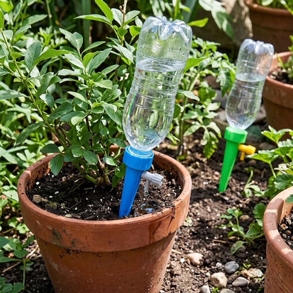 Automatic Plant Watering Spikes Drip Kit - Automatisch druppelirrigatiesysteem, zelfwatergevende spijkers voor bloemen,