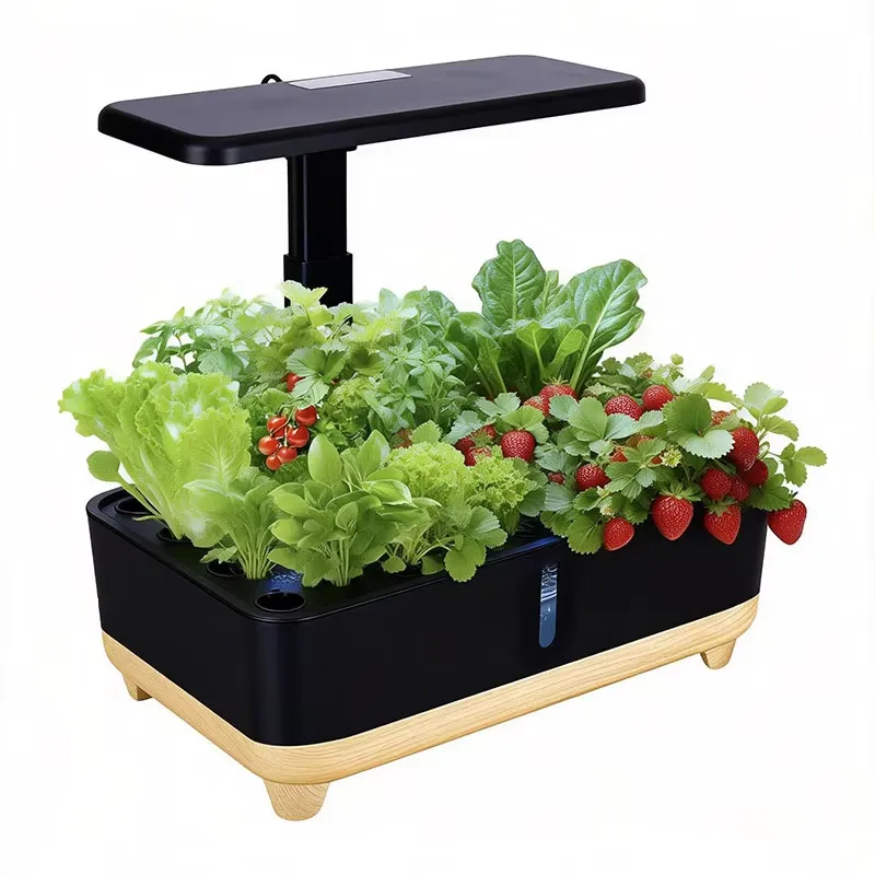 Indoor Herb Garden Grow Light Smart Kit - 12-laags slim hydroponisch kweeksysteem met LED-groeilamp,