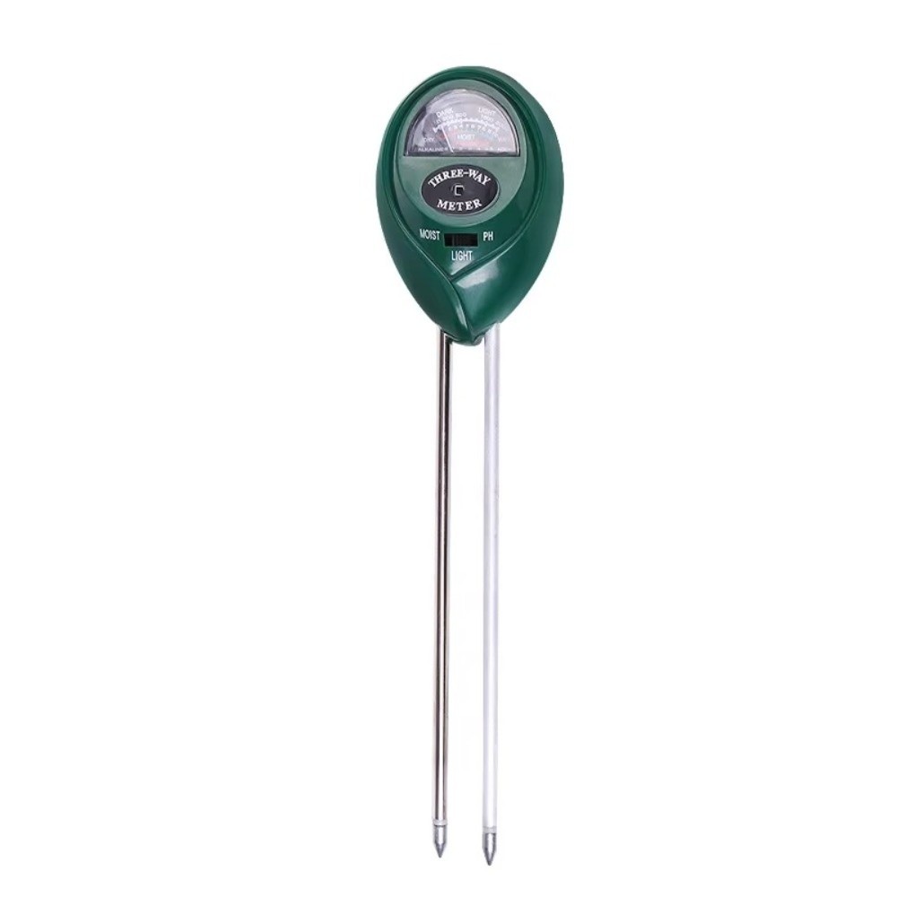 Soil Ph Meter 3 In 1 Moisture Sunlight - 3-in-1 Bodem-pH-meter Bodemvochtigheidssensor Zuurgraad- en Vochtigheidstest