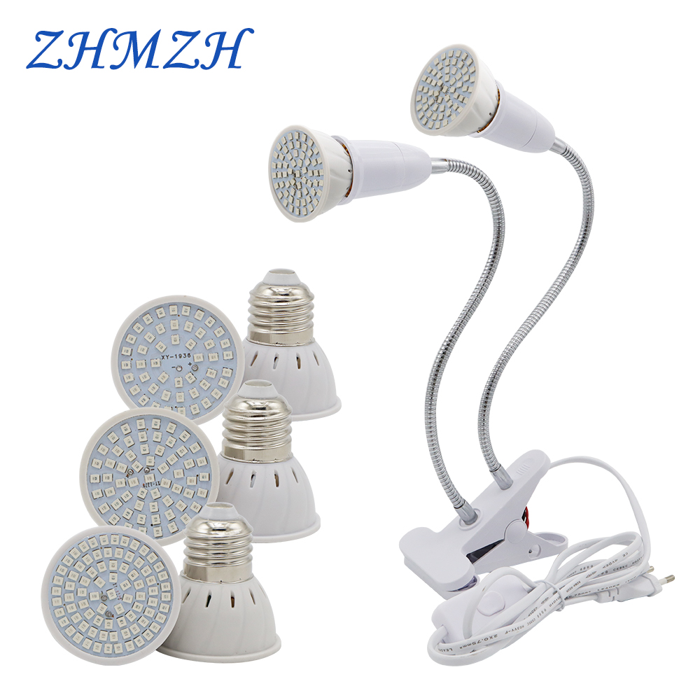 Plant Grow Light Full Spectrum Clip On - E27 LED Plant Groeiende Lamp 110