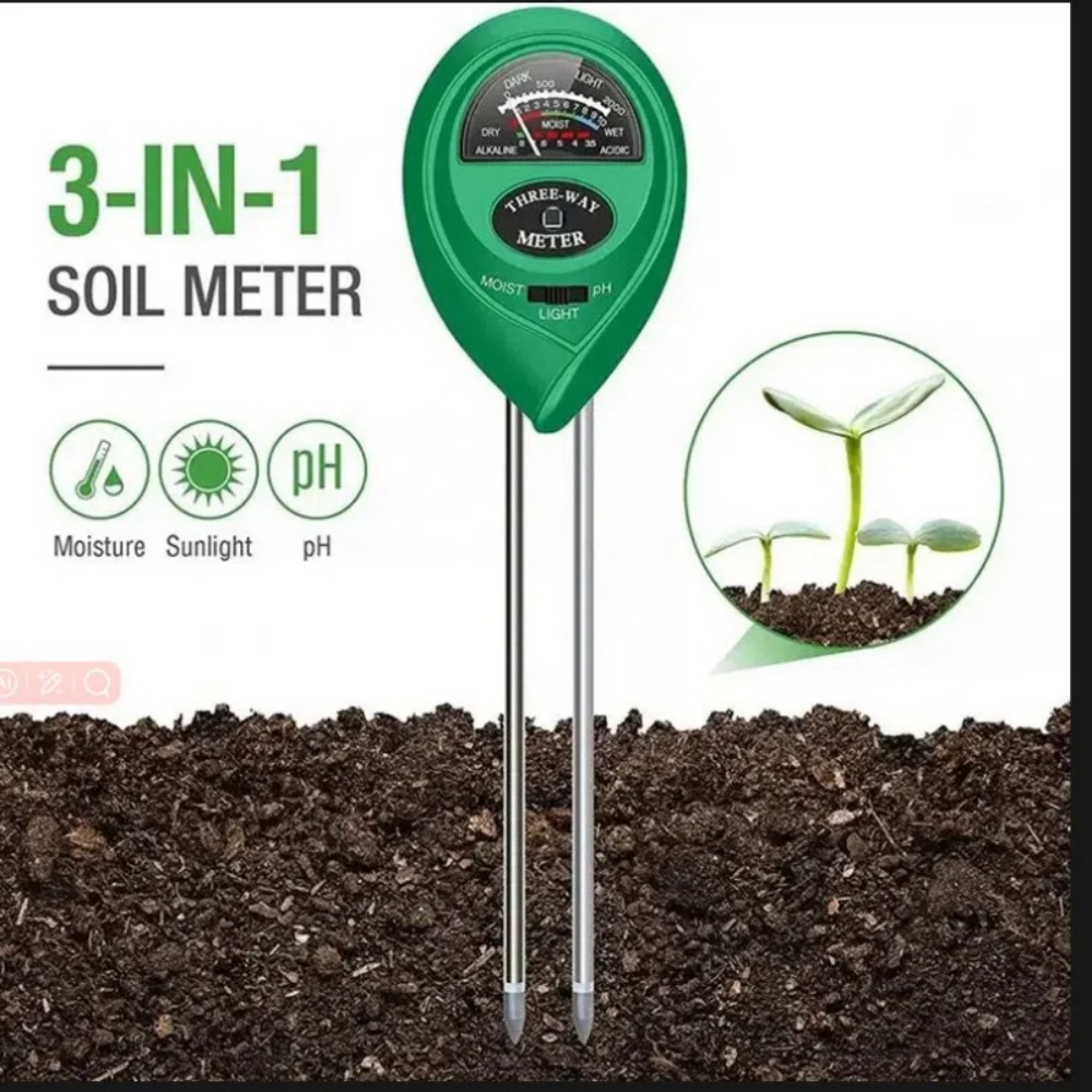 Soil Ph Meter 3 In 1 Moisture Sunlight - 3 In 1 Vocht Zonlicht PH