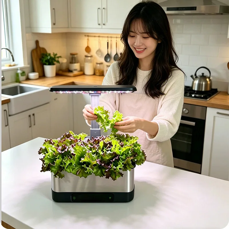 Indoor Herb Garden Grow Light Smart Kit - Hydroponisch kweeksysteem, een slimme kruidenplantentuin voor