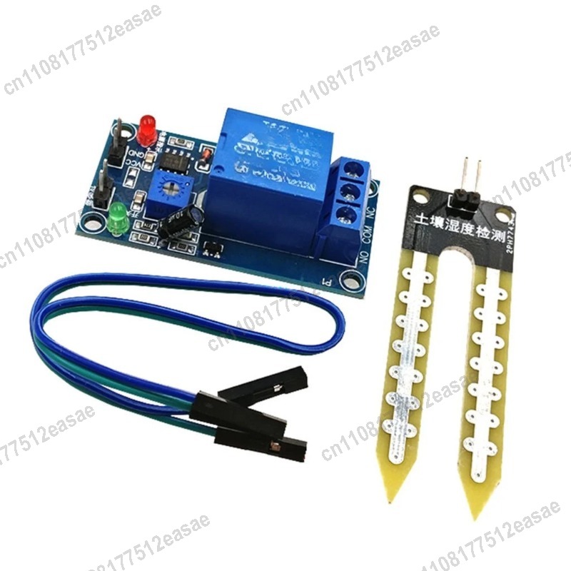 Soil Moisture Sensor Relay Module Arduino - 2 Stuks 5V 12V Bodemvochtsensor Relaismodule,