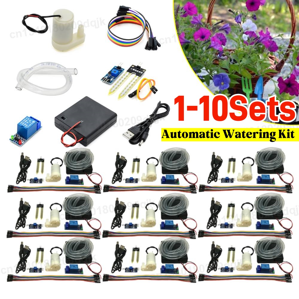 Soil Moisture Sensor Relay Module Arduino - 1-10X Automatische Irrigatiesysteem Zelf Watering DIY