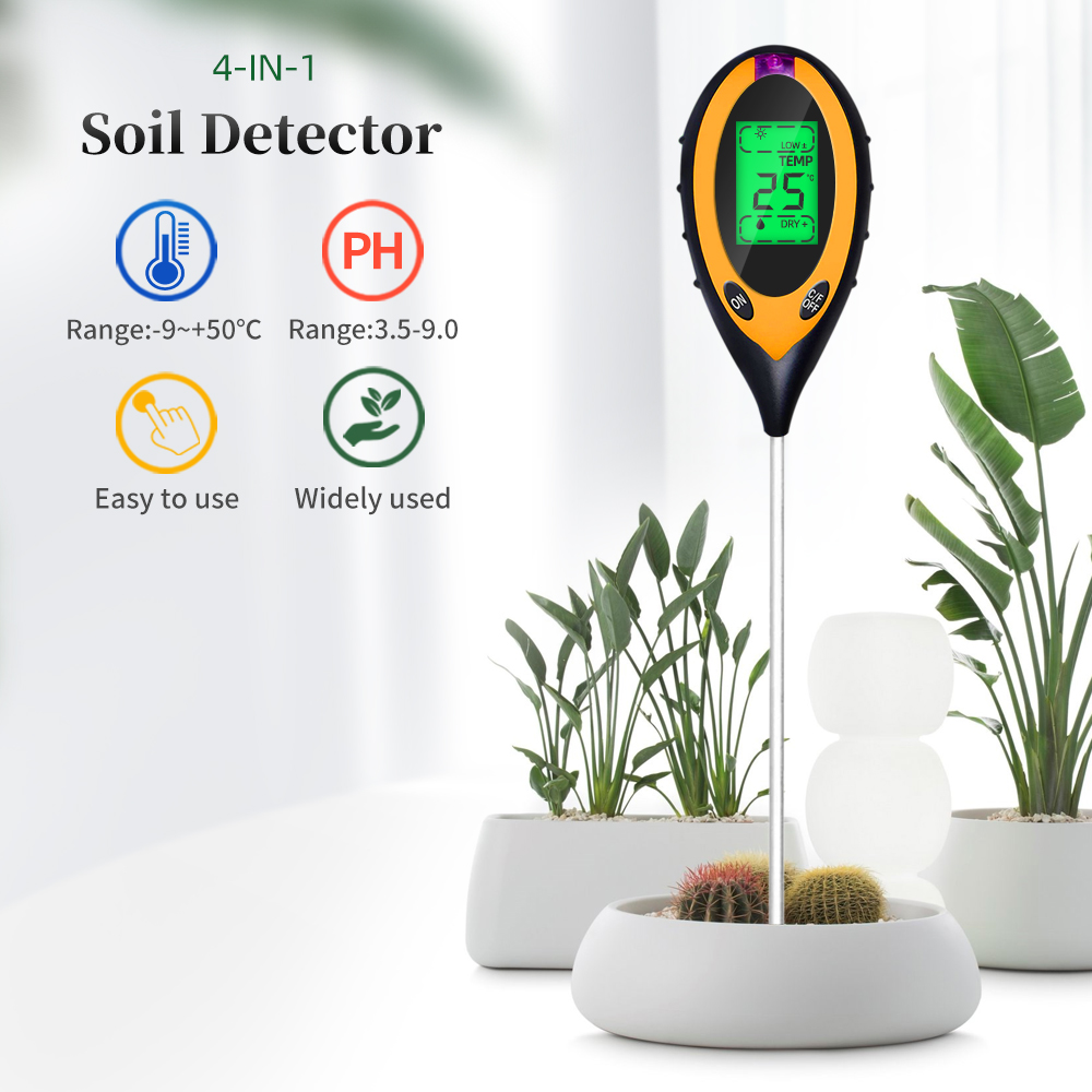 Soil Ph Meter 3 In 1 Moisture Sunlight - 2/3/4/5 in1 Bodem PH Meter Bodem
