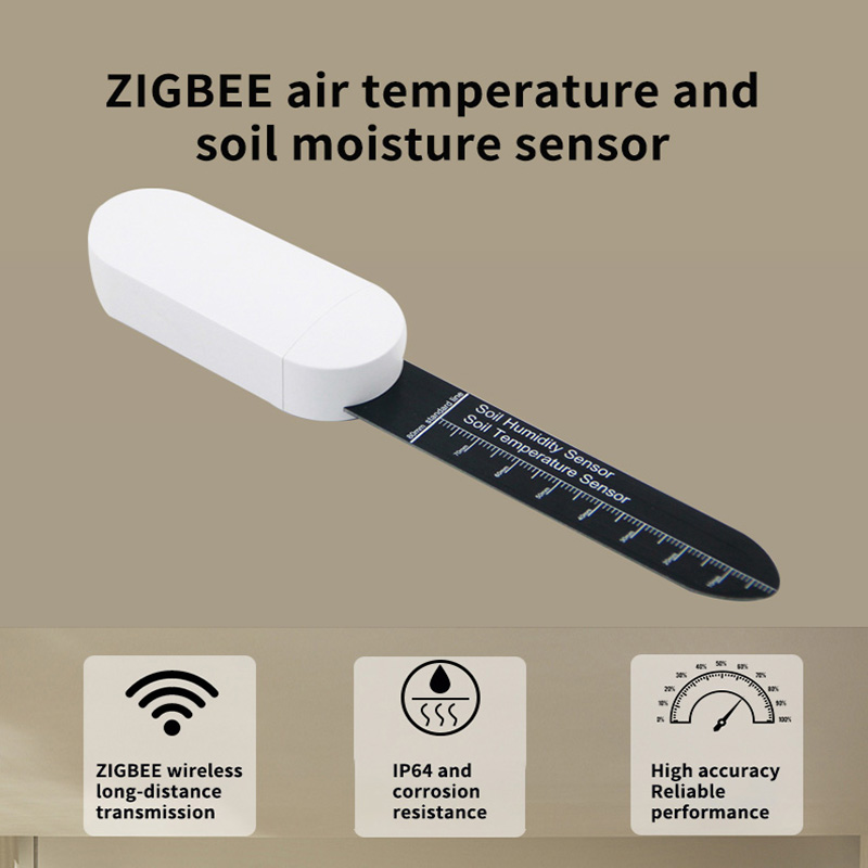 Tuya Zigbee Soil Moisture Temperature Sensor - Tuya Zigbee Bodemvochtsensor Temperatuur Vochtigheid Helderheidsdetectie