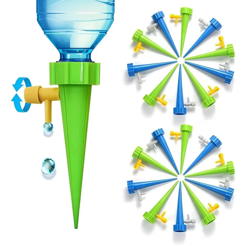 Automatic Plant Watering Spikes Drip Kit - 32/64 stuks Automatisch Verstelbaar Druppelsysteem voor