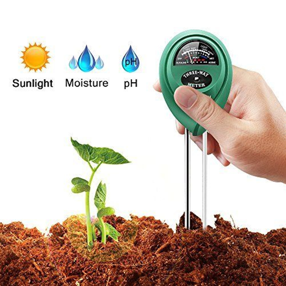 Soil Ph Meter 3 In 1 Moisture Sunlight - 3 in 1 Bodem PH Meter