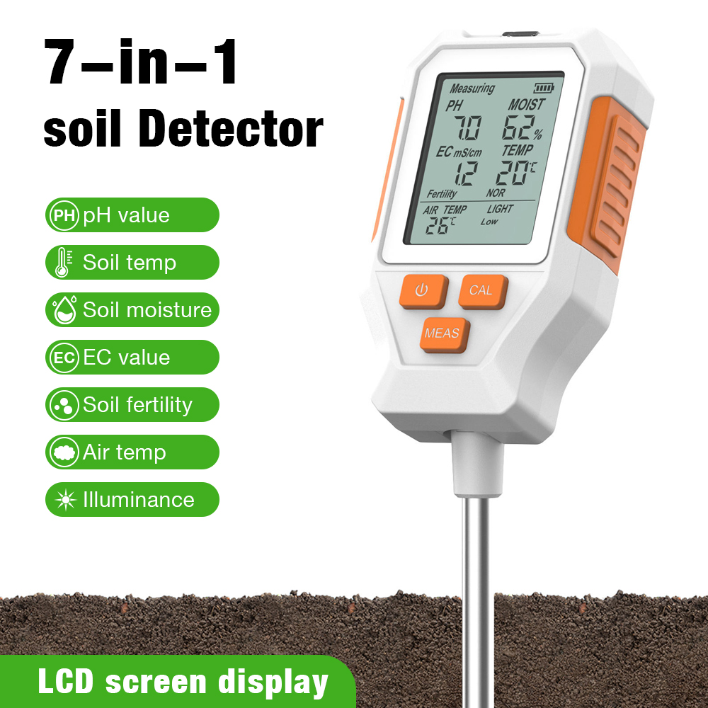 Soil Ph Meter 3 In 1 Moisture Sunlight - 3 in 1/7 in 1 Digitale