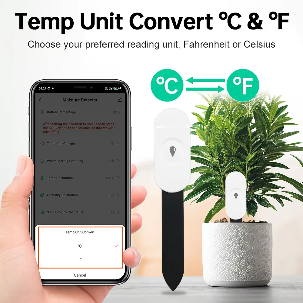 Zigbee Bodemvochtsensor Vochti - Smart Plant Sensor Soil Moisture Meter recensie en prijs