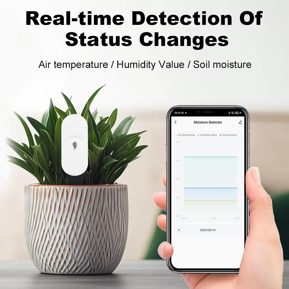 Tuya Zigbee Bodemvochtsensor V - Smart Plant Sensor Soil Moisture Meter recensie en prijs