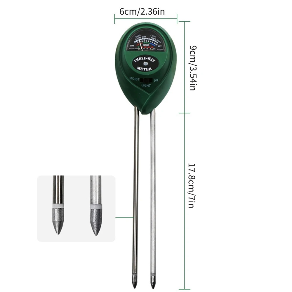 3-in-1 Bodem-pH-meter, vocht-  - Soil Ph Meter 3 In 1 Moisture Sunlight recensie en prijs