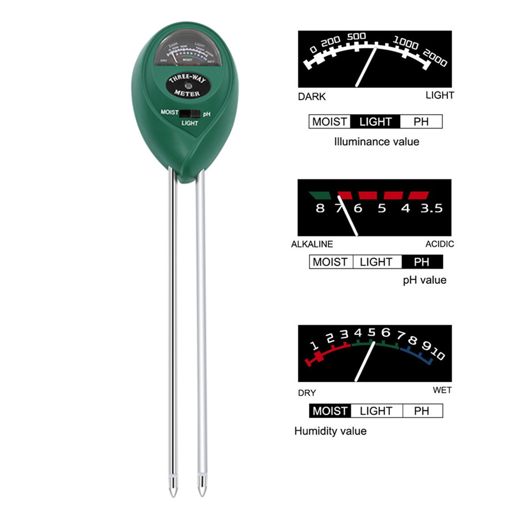 Handheld Bodem Tester Functie  - Soil Ph Meter 3 In 1 Moisture Sunlight recensie en prijs