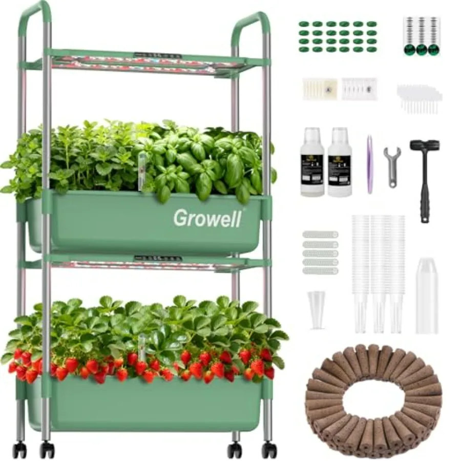 Hydroponisch kweeksysteem voor - Indoor Herb Garden Grow Light Smart Kit recensie en prijs