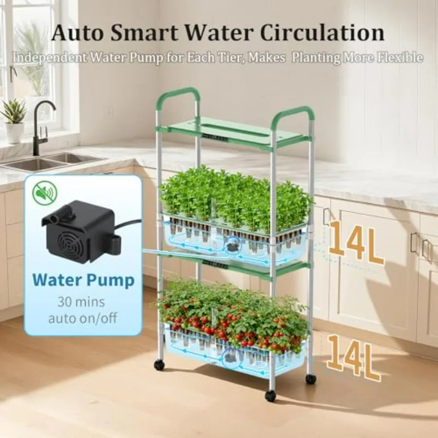 Hydroponisch kweeksysteem voor - Indoor Herb Garden Grow Light Smart Kit recensie en prijs