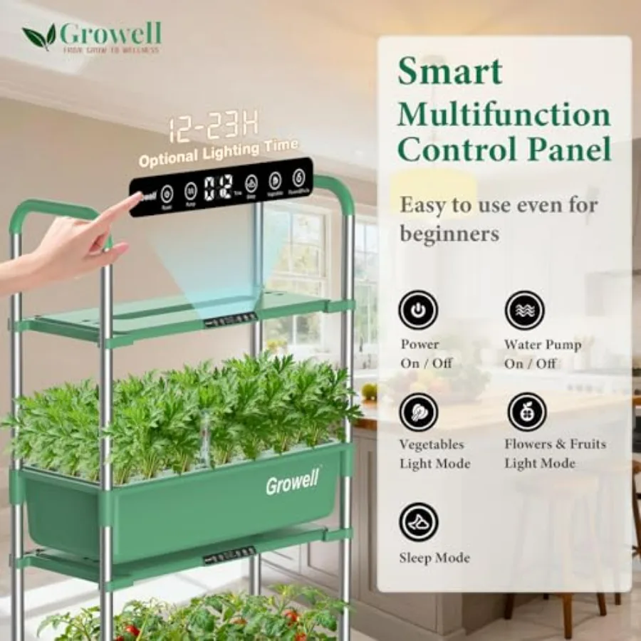 Hydroponisch kweeksysteem voor - Indoor Herb Garden Grow Light Smart Kit recensie en prijs