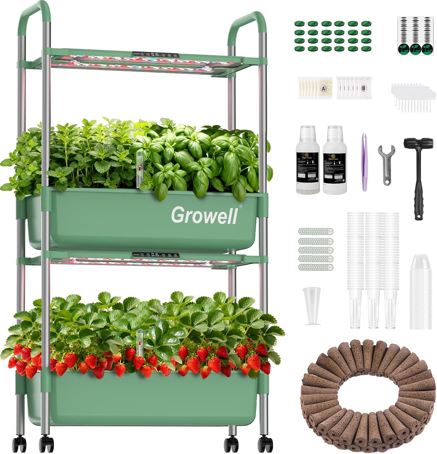 54 Pods Verticale Indoor Kruid - Indoor Herb Garden Grow Light Smart Kit recensie en prijs