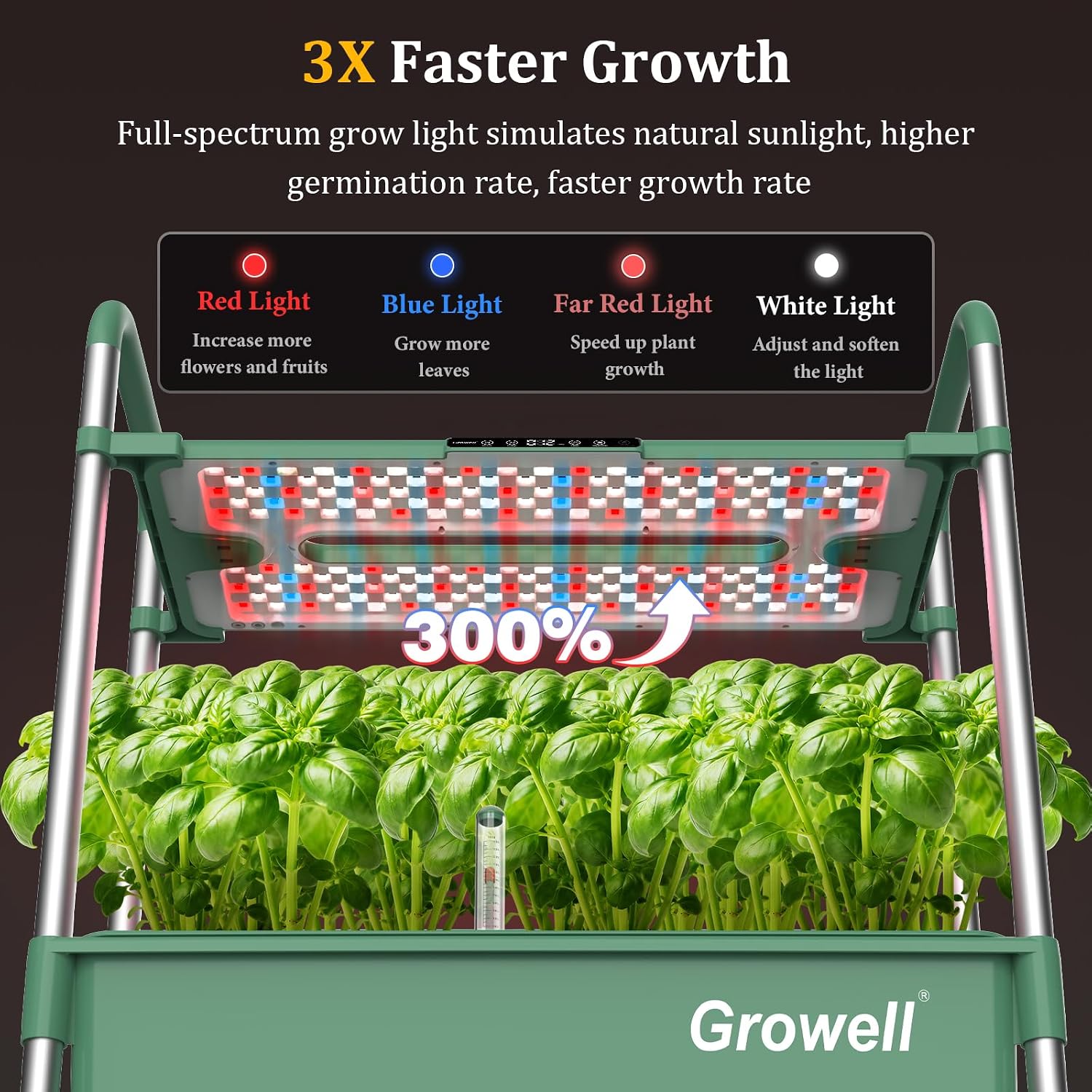 54 Pods Verticale Indoor Kruid - Indoor Herb Garden Grow Light Smart Kit recensie en prijs