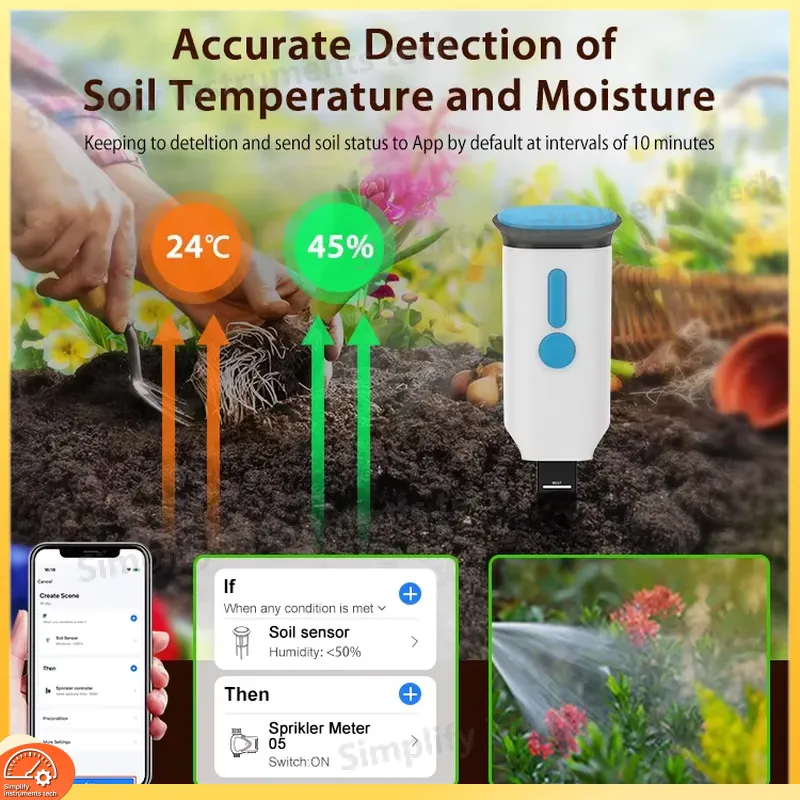 WiFi Bodemvochtsensor Buiten S - Wifi Soil Moisture Sensor Garden App recensie en prijs