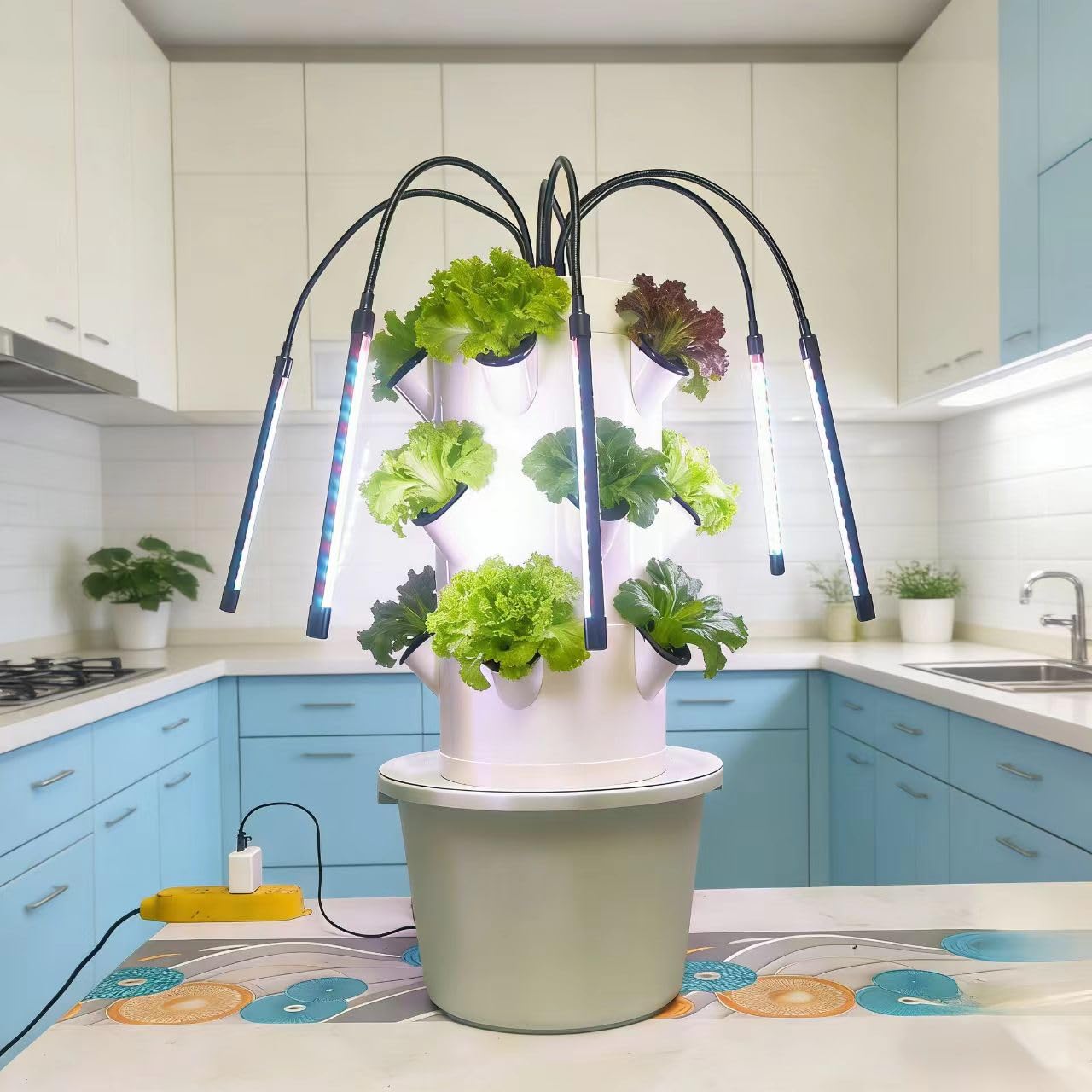 Verticaal hydroponisch kweeksy - Indoor Herb Garden Grow Light Smart Kit recensie en prijs