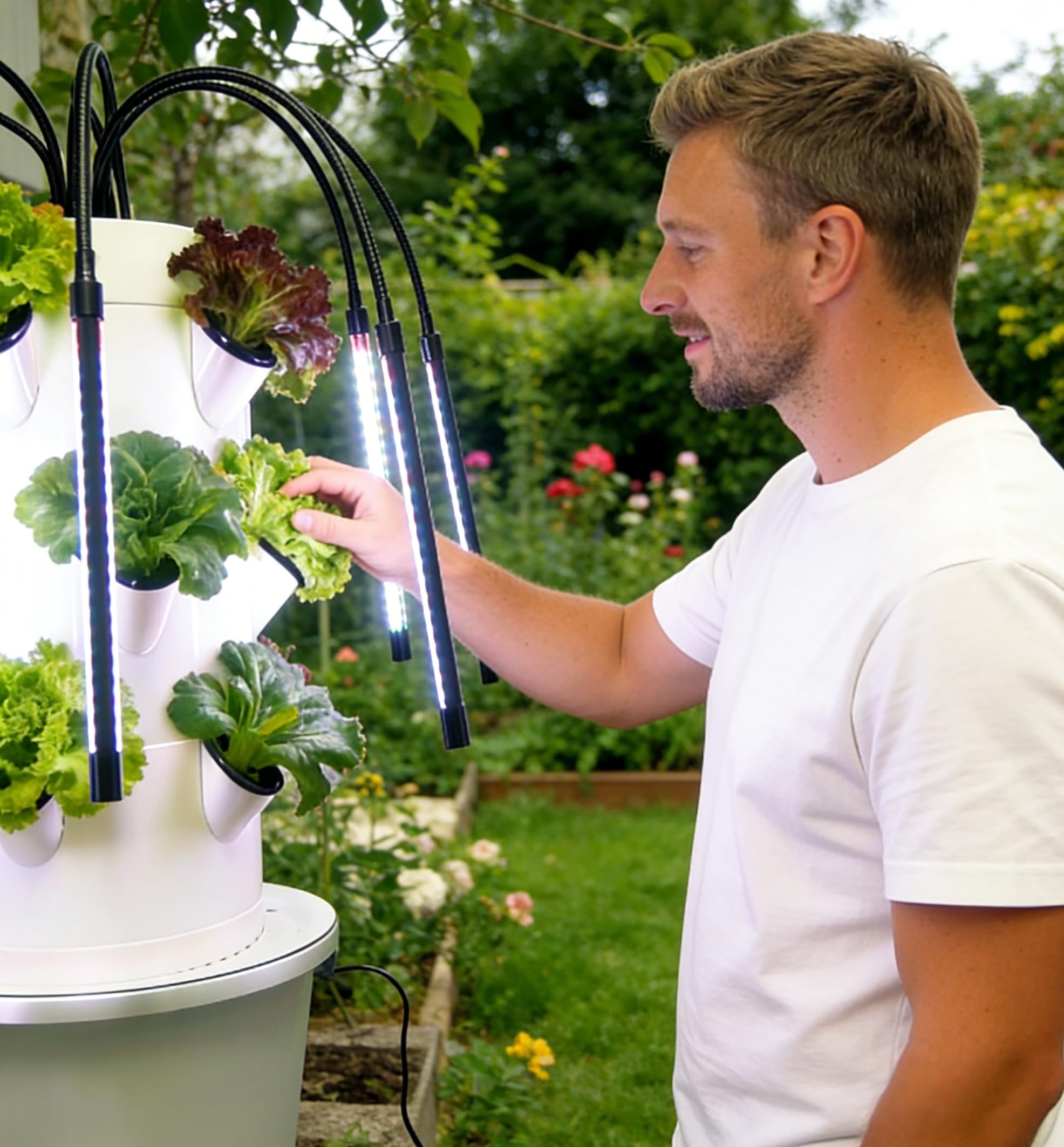 Verticaal hydroponisch kweeksy - Indoor Herb Garden Grow Light Smart Kit recensie en prijs