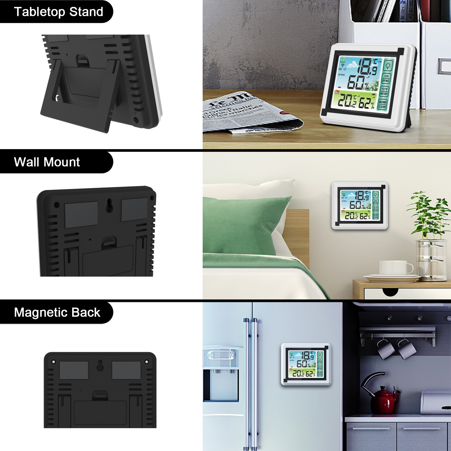 Draadloos digitaal weerstation - Wireless Weather Station Indoor Outdoor recensie en prijs