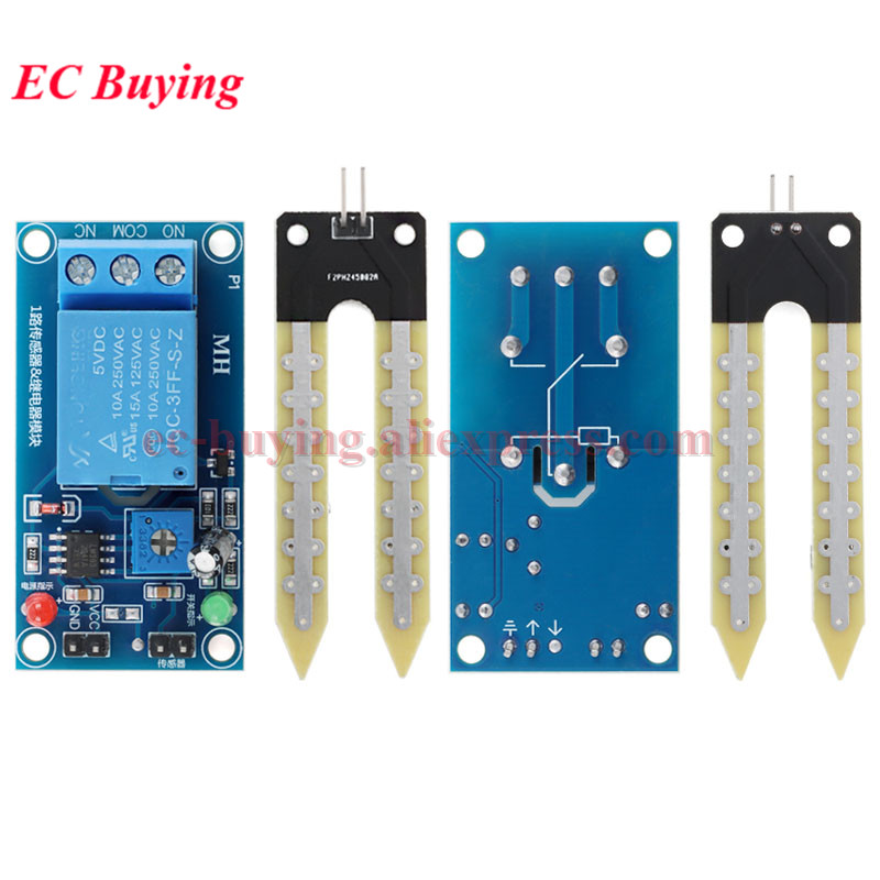 Capacitieve Bodemvochtsensor M - Soil Moisture Sensor Relay Module Arduino recensie en prijs