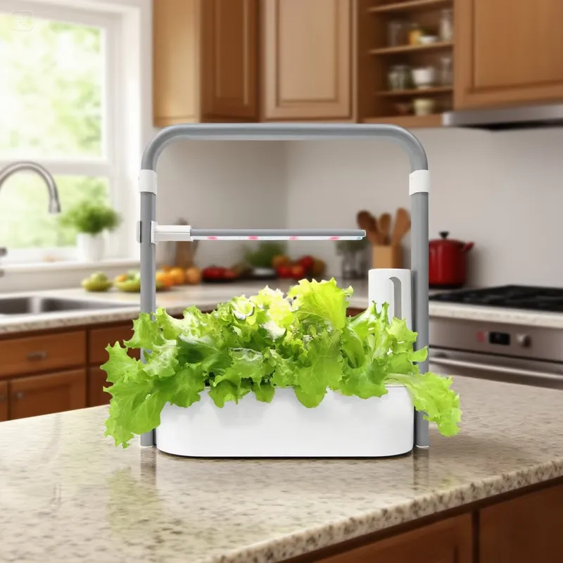 Slimme plantenbak met LED-kwee - Indoor Herb Garden Grow Light Smart Kit recensie en prijs