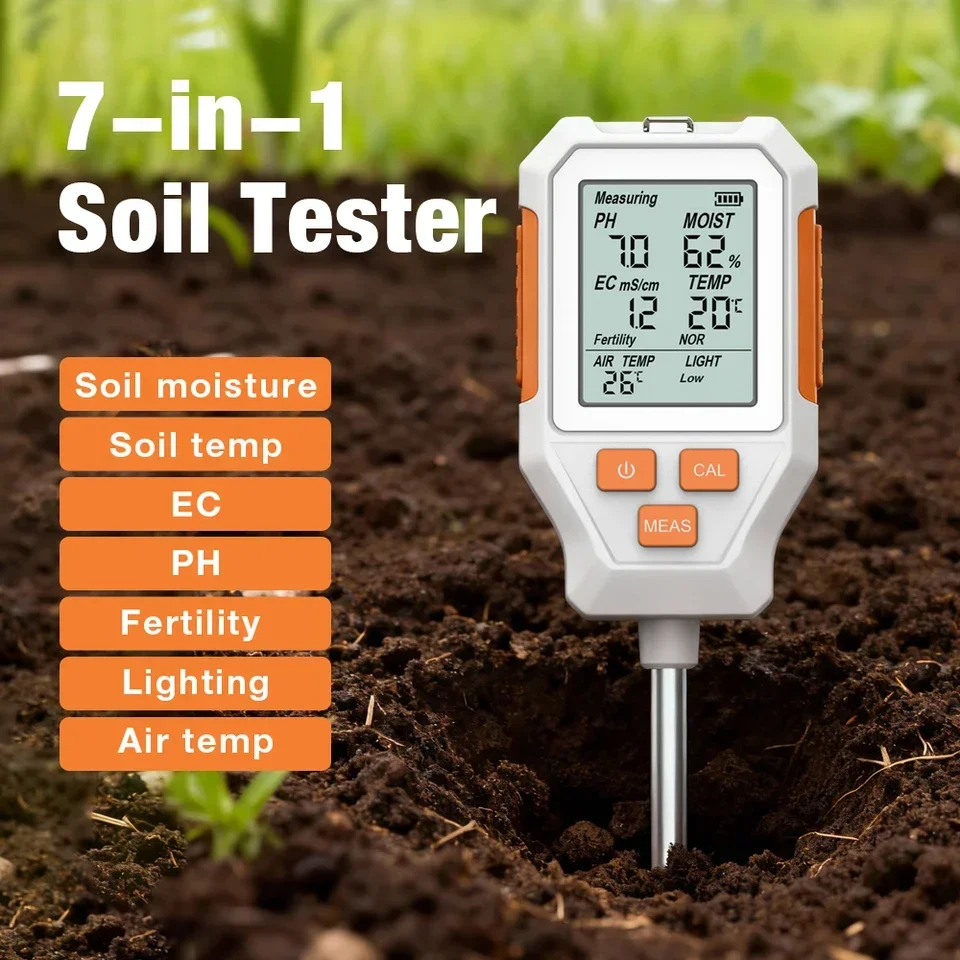 2026 LCD Display Bodemdetector - Soil Ph Meter 3 In 1 Moisture Sunlight recensie en prijs