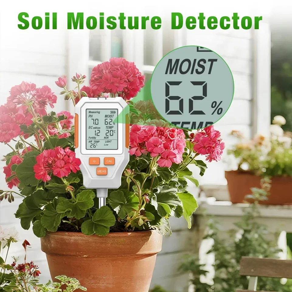 2026 LCD Display Bodemdetector - Soil Ph Meter 3 In 1 Moisture Sunlight recensie en prijs