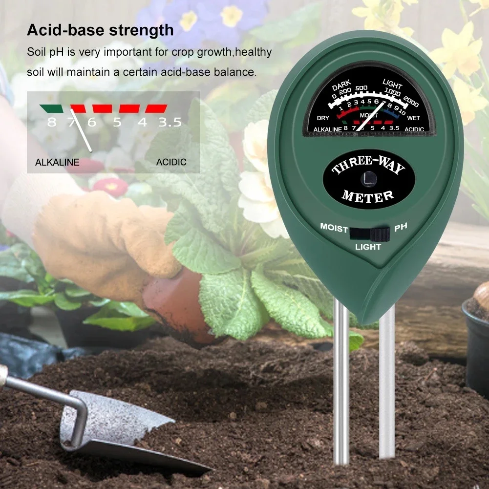 PH Tester Tuin Bloemen Bodemvo - Soil Ph Meter 3 In 1 Moisture Sunlight recensie en prijs