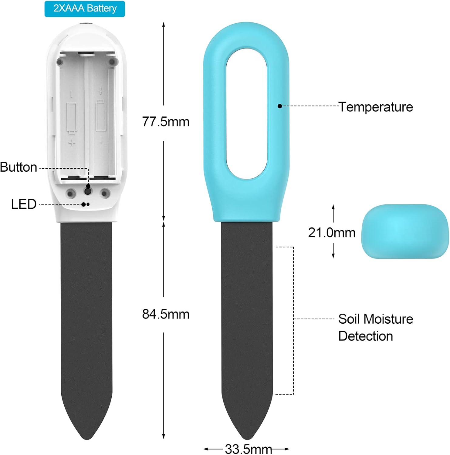 Tuya Bluetooth Zigbee Slimme B - Tuya Zigbee Soil Moisture Temperature Sensor recensie en prijs