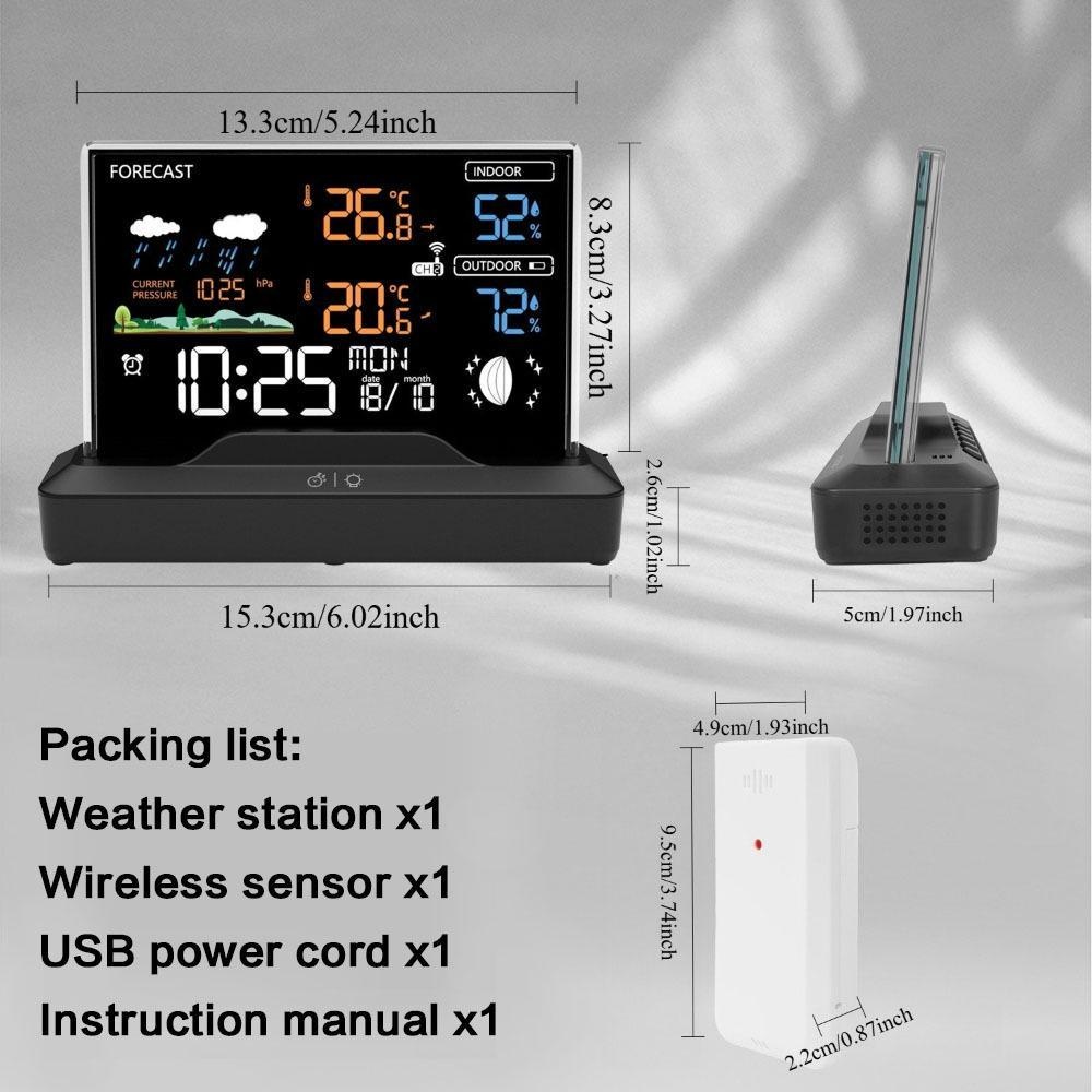 Digitaal draadloos weerstation - Wireless Weather Station Indoor Outdoor recensie en prijs