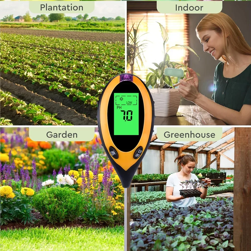 3/4/in-1 Bodem PH Meter Bodem  - Soil Ph Meter 3 In 1 Moisture Sunlight recensie en prijs