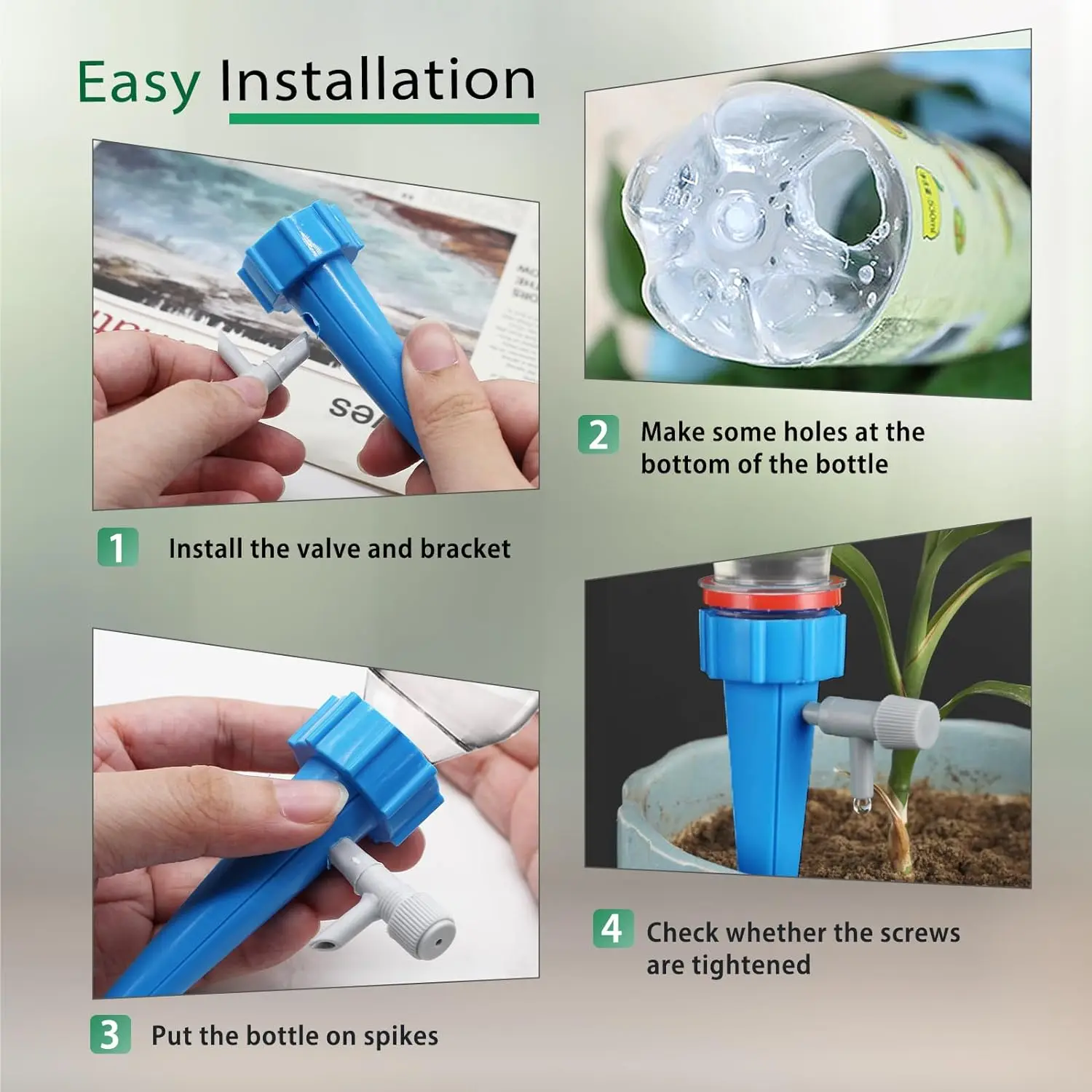 Automatisch druppelirrigatiesy - Automatic Plant Watering Spikes Drip Kit recensie en prijs