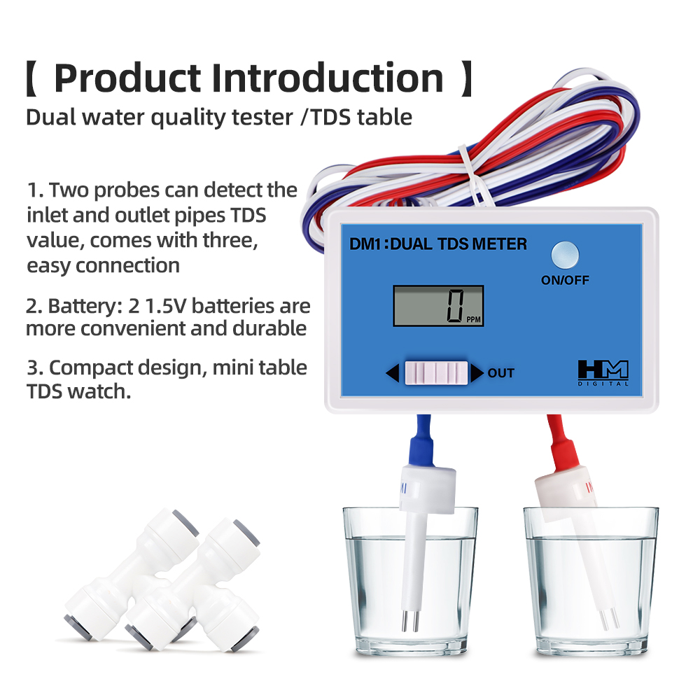 Hm Dual Sonde Water Tds Meter  - Hydroponic Ec Tds Conductivity Meter Probe recensie en prijs