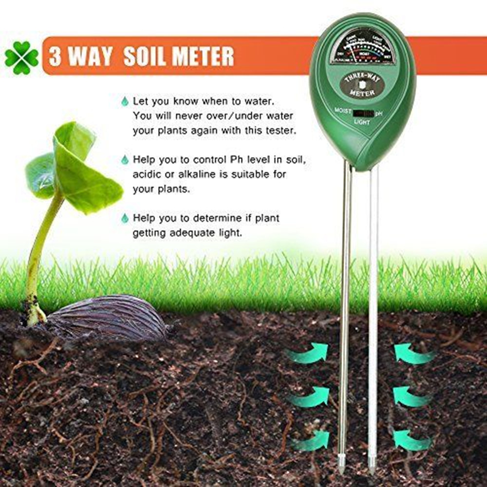 3 in 1 Bodem PH Meter Zonlicht - Soil Ph Meter 3 In 1 Moisture Sunlight recensie en prijs