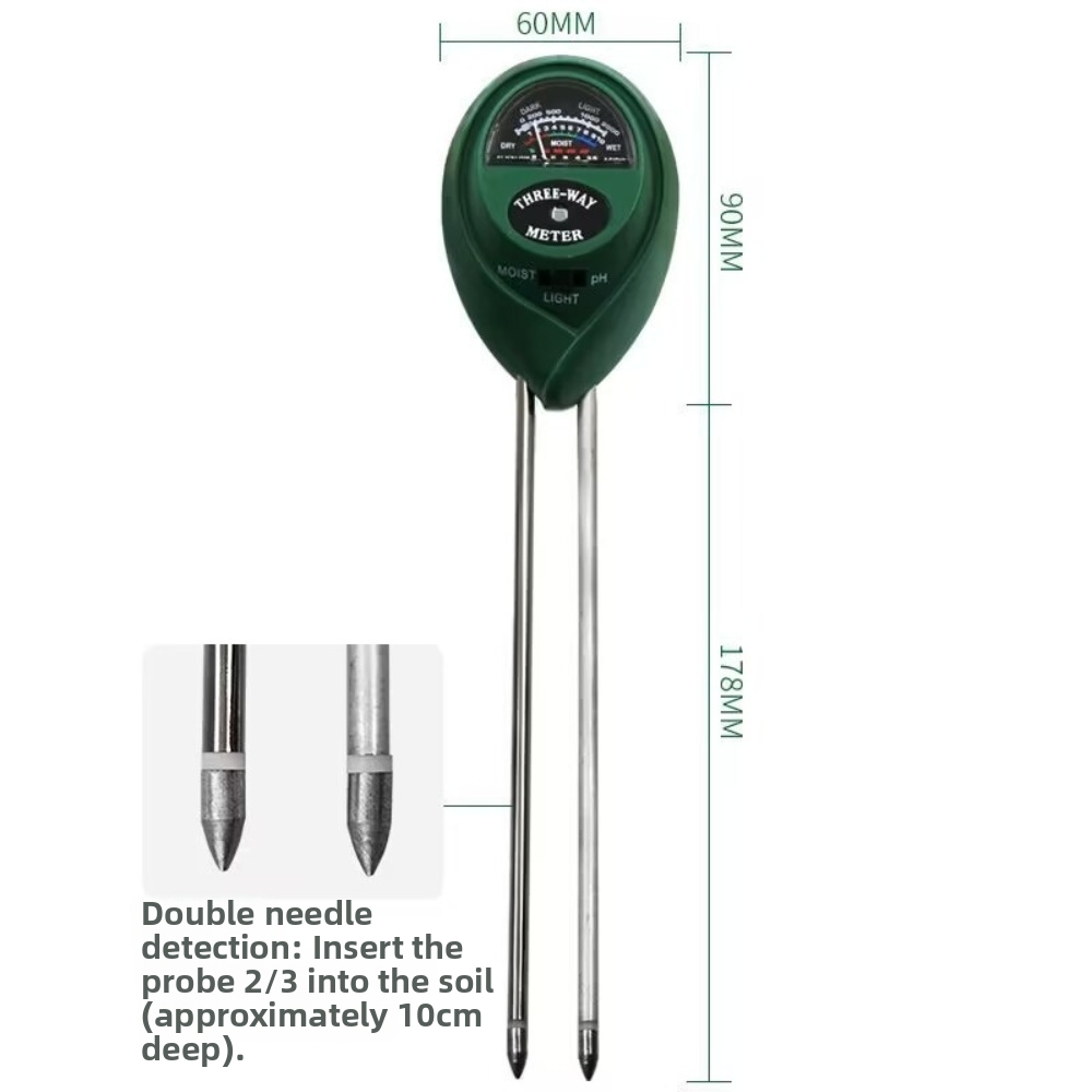 3-in-1 Bodem-pH-meter Bodemvoc - Soil Ph Meter 3 In 1 Moisture Sunlight recensie en prijs