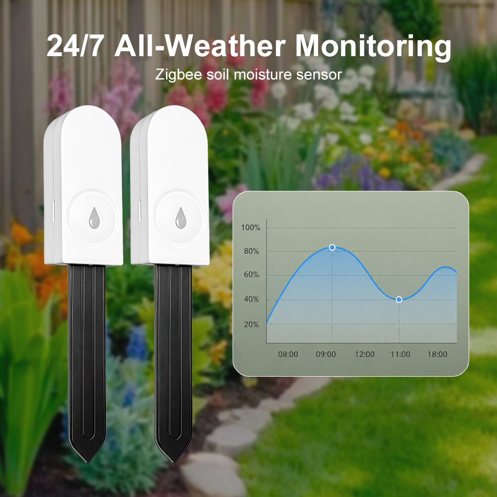 Zigbee 3.0 Bodemvochtsensor Te - Tuya Zigbee Soil Moisture Temperature Sensor recensie en prijs