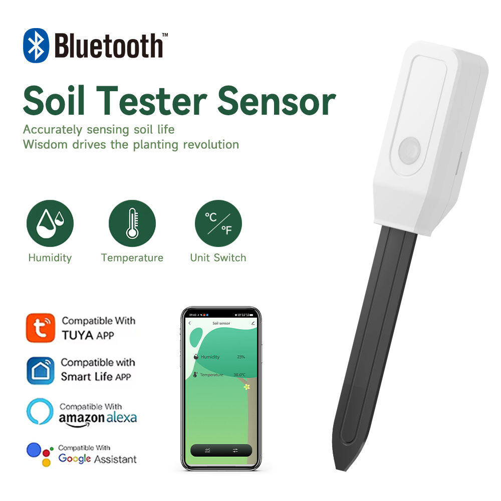 Tuya Smart Bodemvocht- en temp - Wifi Soil Moisture Sensor Garden App recensie en prijs