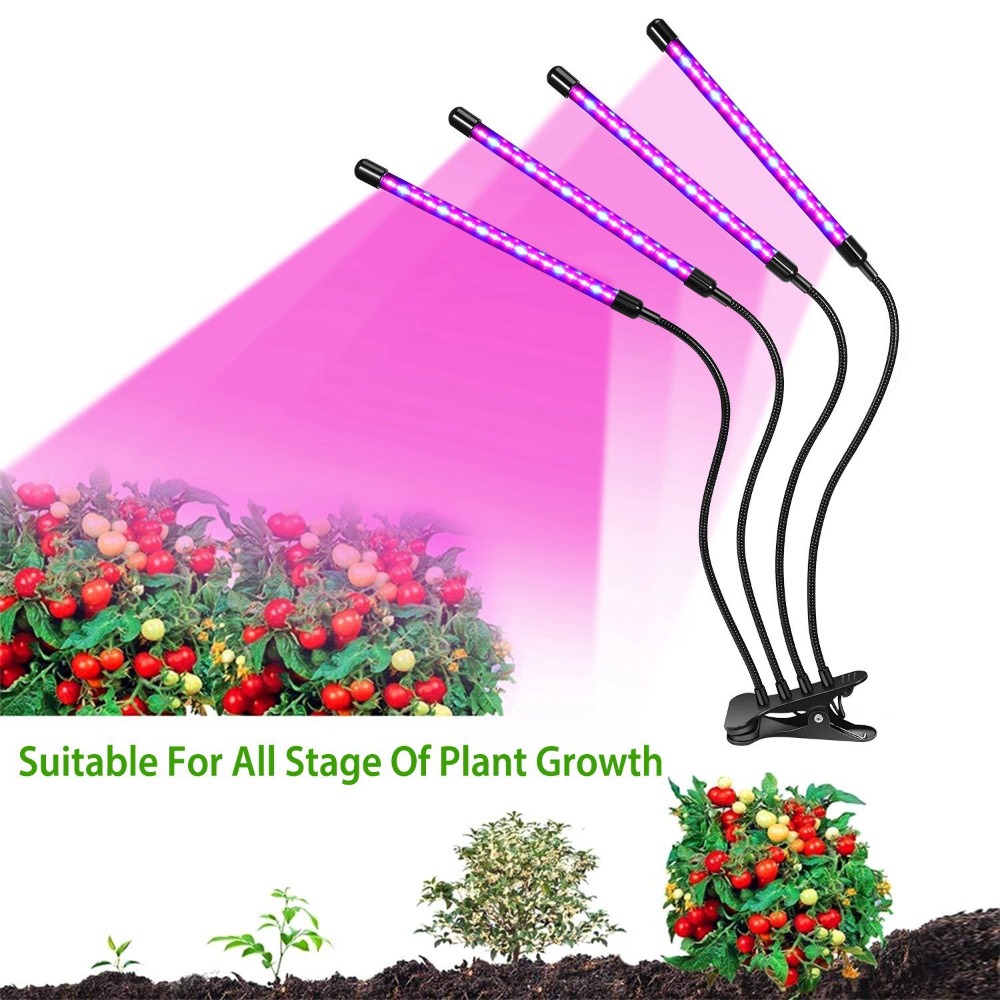 Kweeklampen voor kamerplanten, - Plant Grow Light Full Spectrum Clip On recensie en prijs