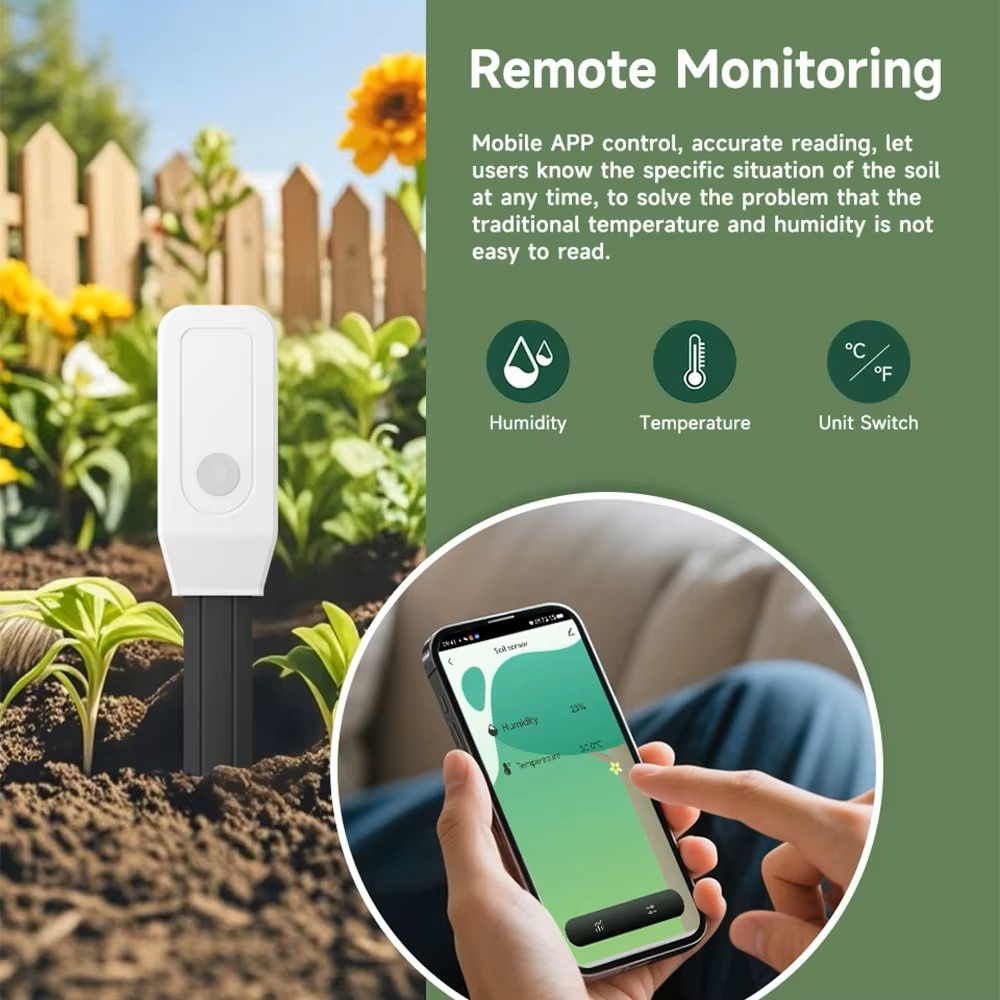 Tuya WiFi Bodemvochtmeter Temp - Wifi Soil Moisture Sensor Garden App recensie en prijs