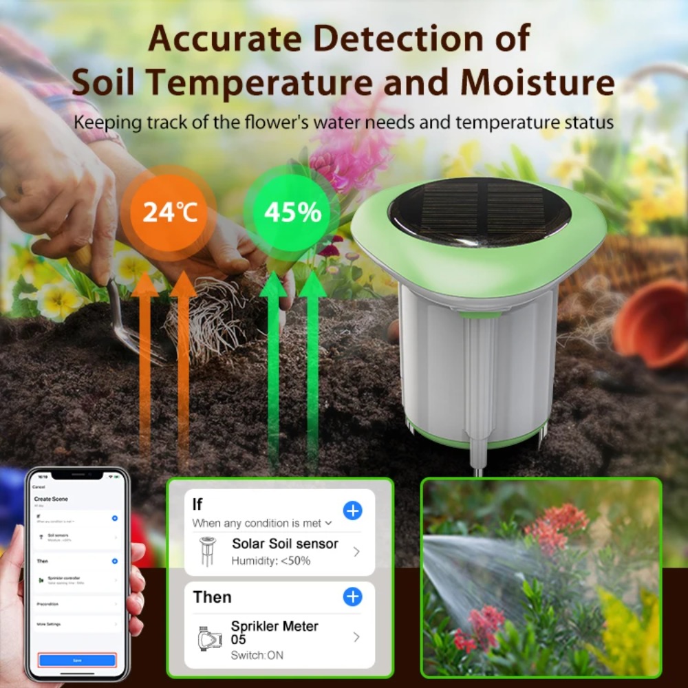 Slimme Tuinplantmonitor WiFi S - Wifi Soil Moisture Sensor Garden App recensie en prijs