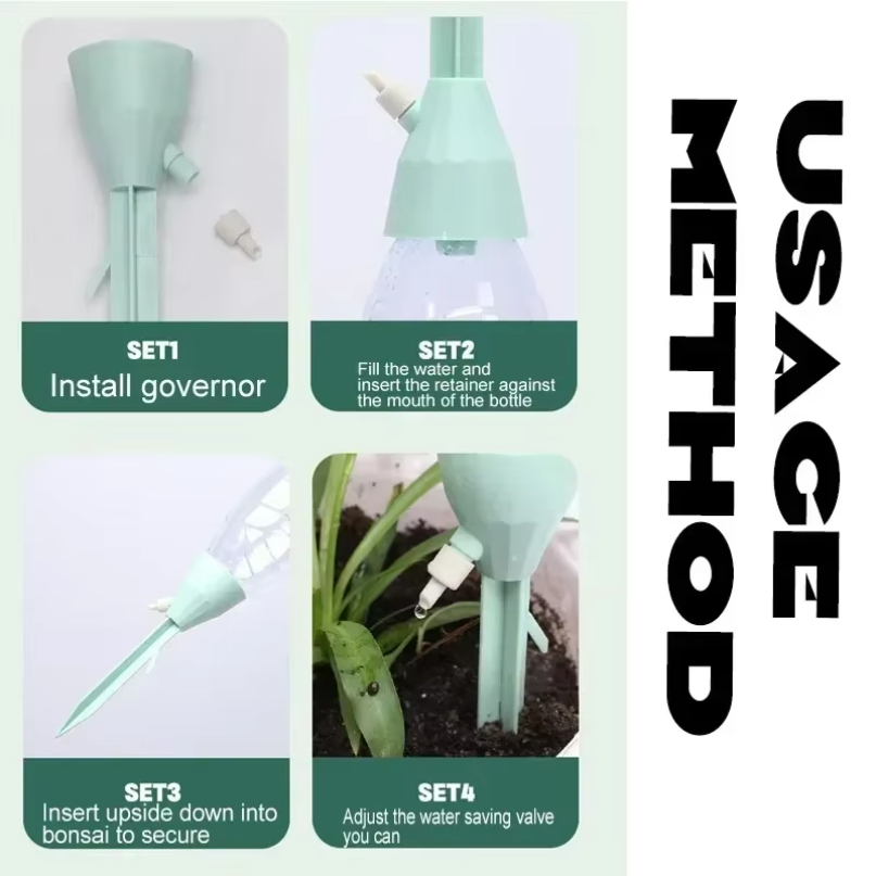 Verstelbaar druppelirrigatiesy - Automatic Plant Watering Spikes Drip Kit recensie en prijs